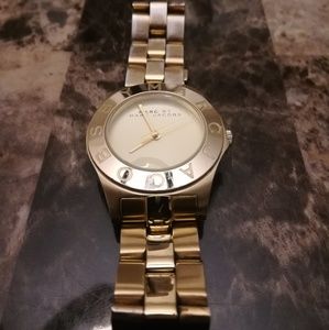 Marc Jacobs Gold Watch. New battery in!